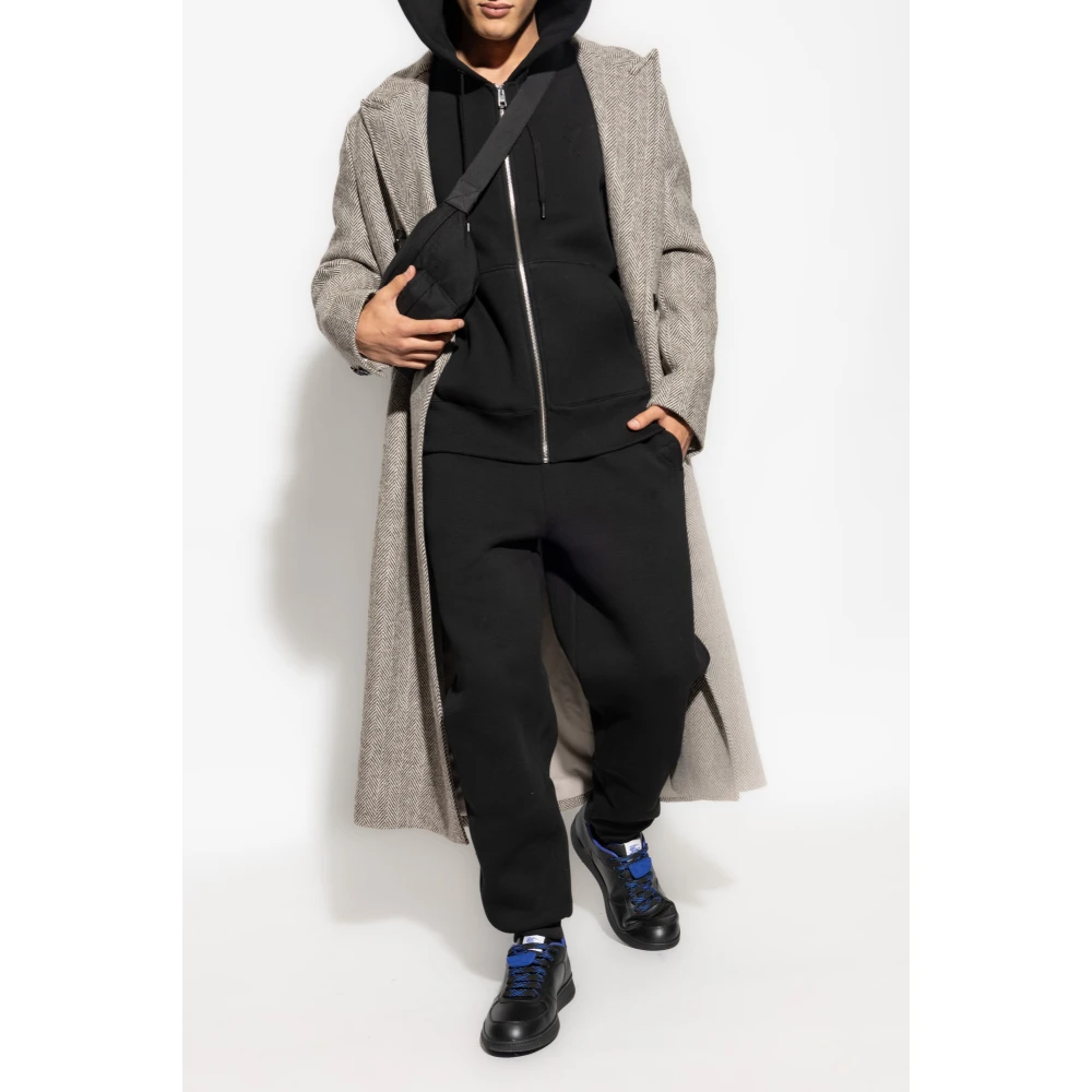 Ami Paris Sweatshirt met Logo Black Heren