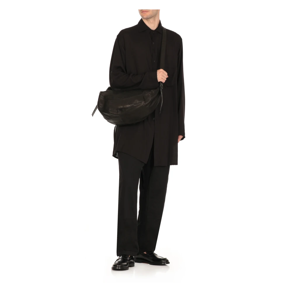 Yohji Yamamoto Zwarte Pour Homme Schoudertas Black Heren