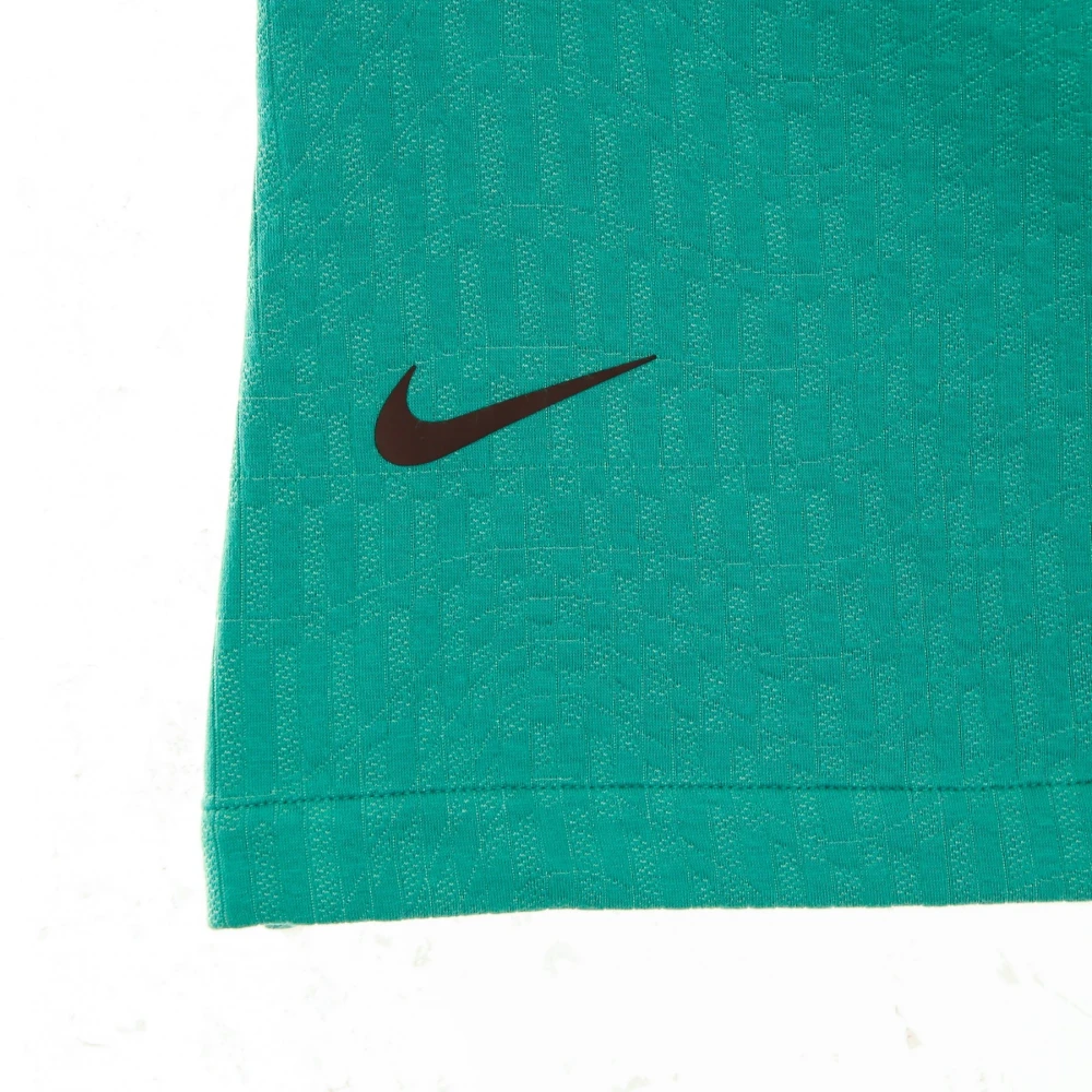 Nike Jacquard Shorts met Hoge Taille Green Dames