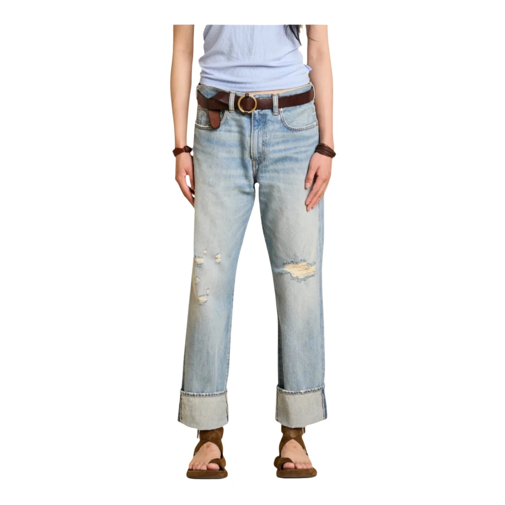Denimist Moderne Boyfriend Jeans Klassieke Elegantie Blue Dames