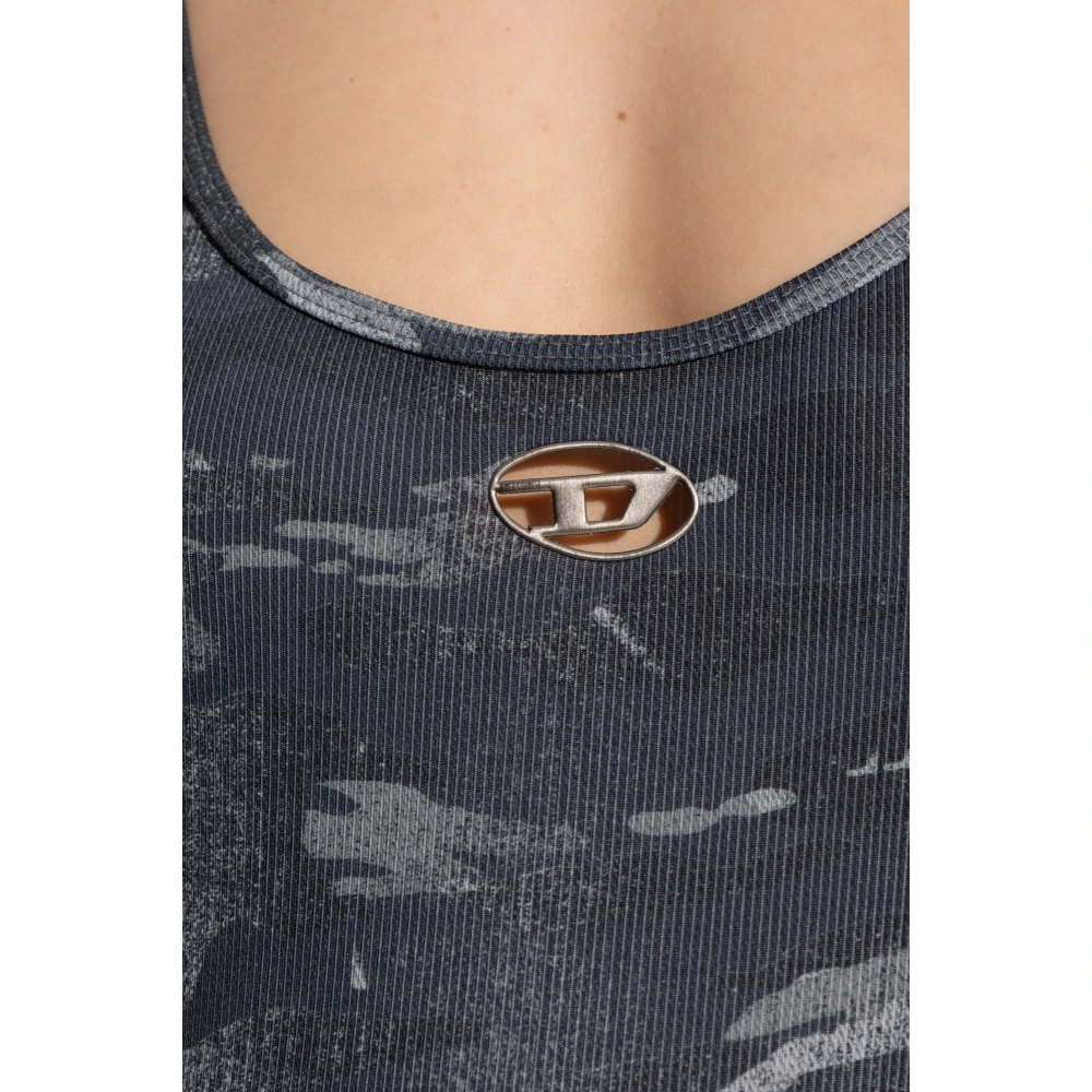 Diesel Eendelig badpak Ut-Body-Utlt Gray Dames
