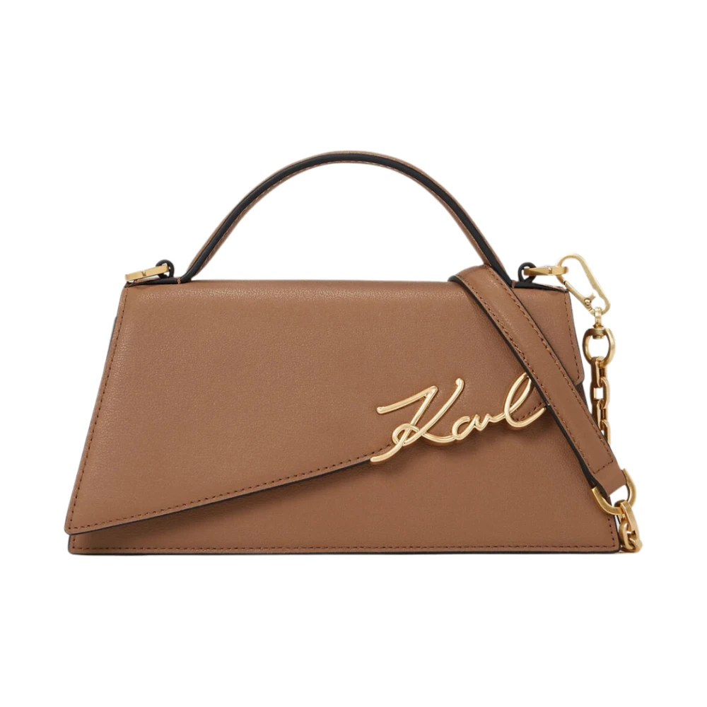 Karl Lagerfeld Tassen k signature slim crossbody a1w30458 Brown Dames