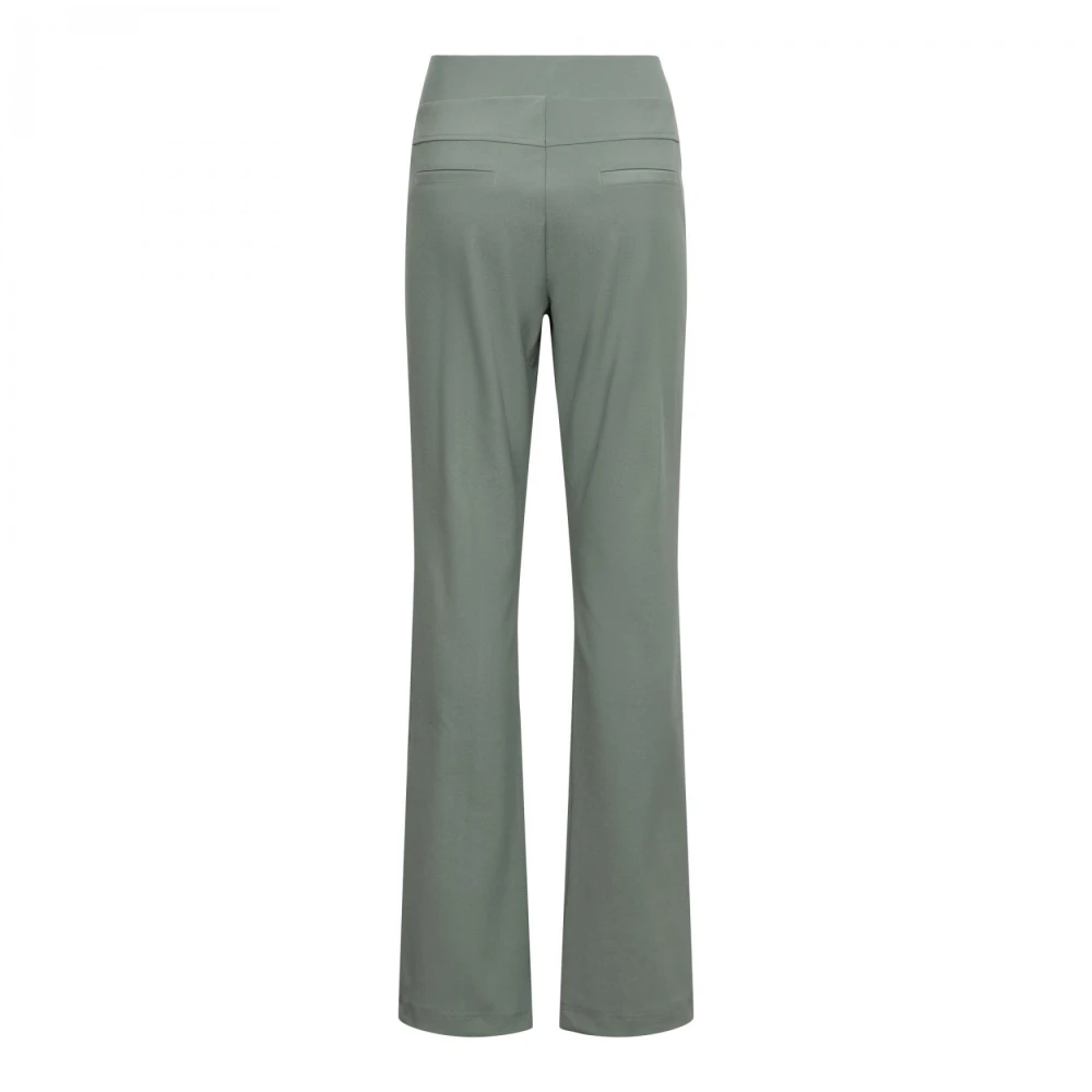 &Co Woman Wijde Broek Zomerse Stijl Green Dames