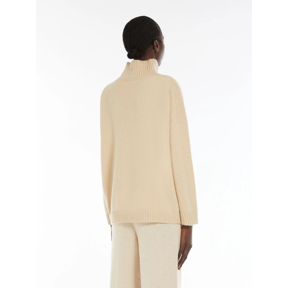 Max Mara Weekend Wollen Trui Borgia Beige Dames