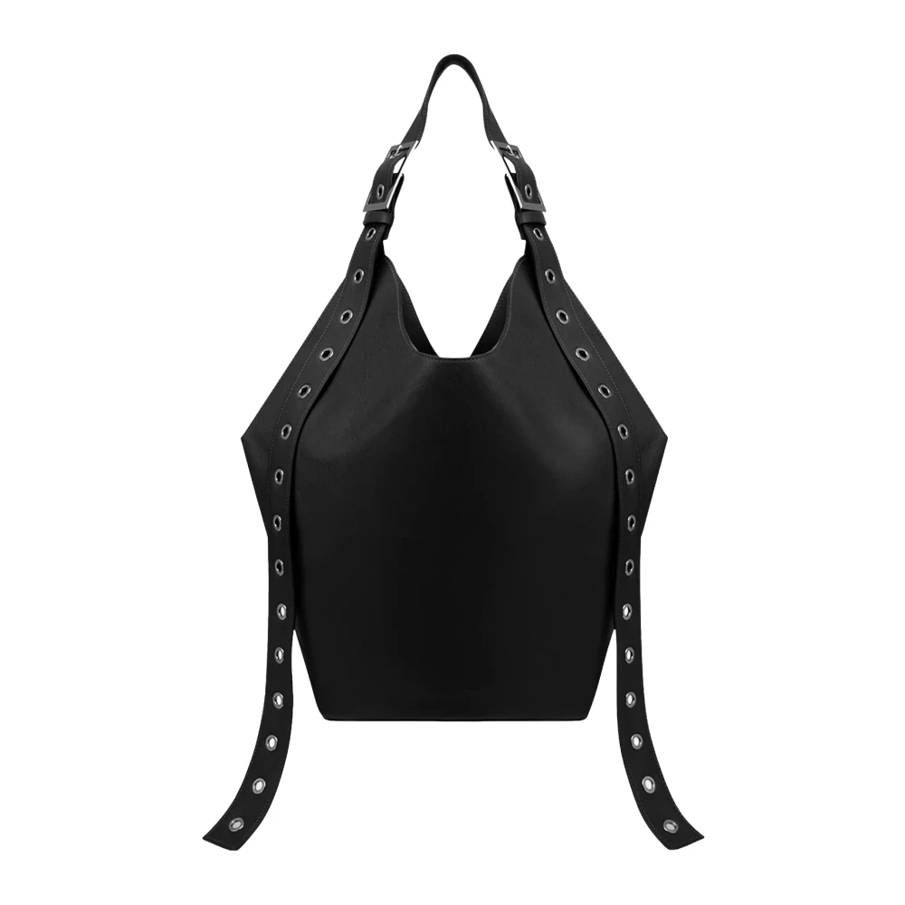 Dondup Women's Black Shoulder Bags, One Size, Big Hobo