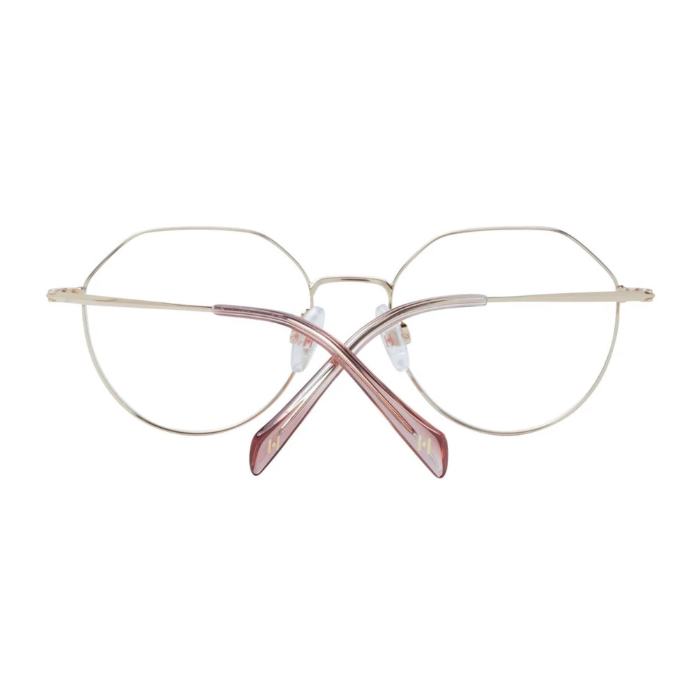 Ana Hickmann Rode Metalen Full-Rim Optische Monturen Red Dames
