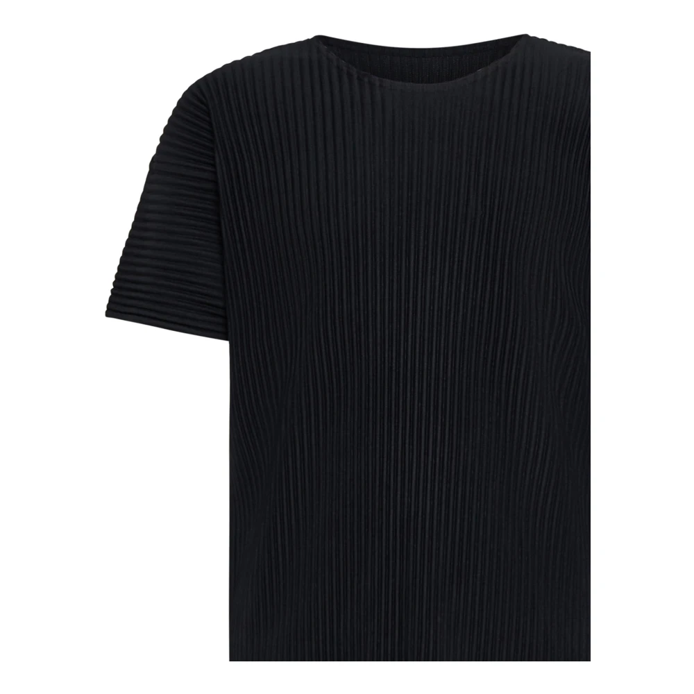 Issey Miyake Zwarte T-shirts en Polos voor Mannen Black Heren