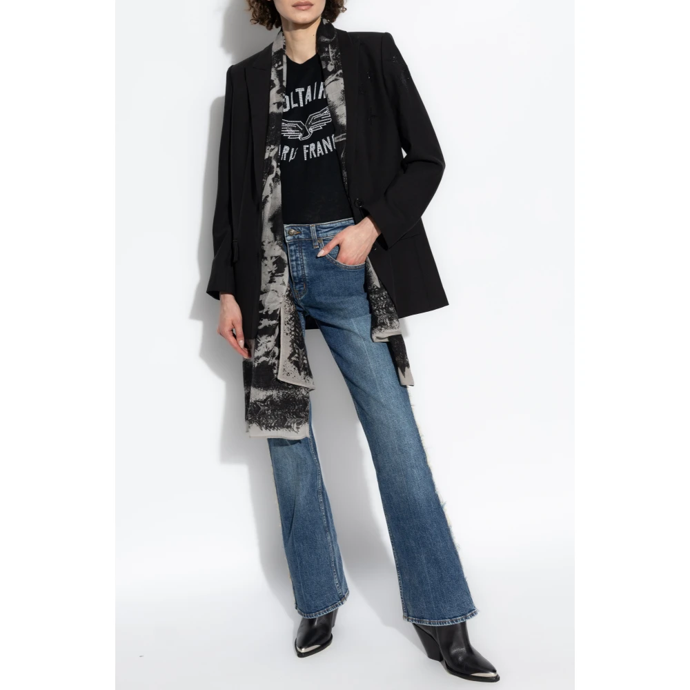 Zadig & Voltaire Trui met Ida-logo Black Dames