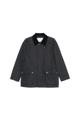 Flap Pocket Collar Jacket