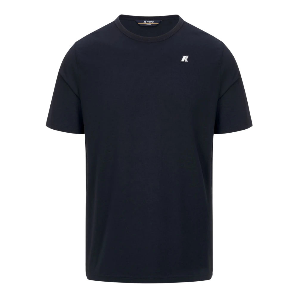 K-Way Men's Blue Adame T-Shirt - T-Shirts - Xl - Tops
