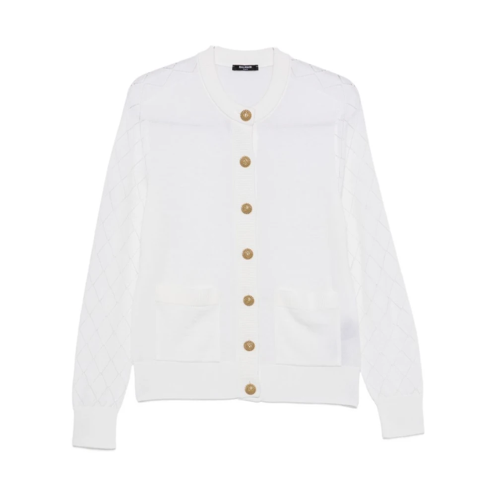 Balmain Donna Bianco - Cardigans - Knitwear - S