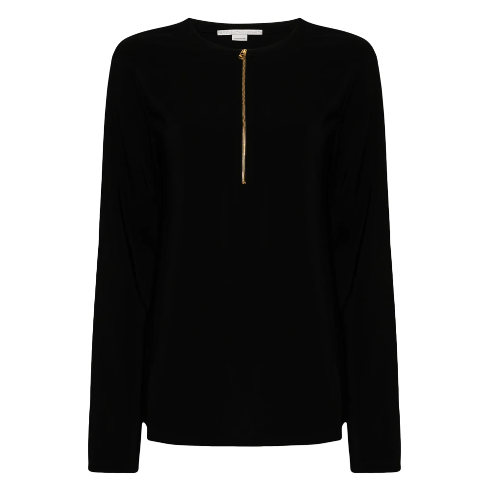 Stella Mccartney Top met iconische rits Black Dames