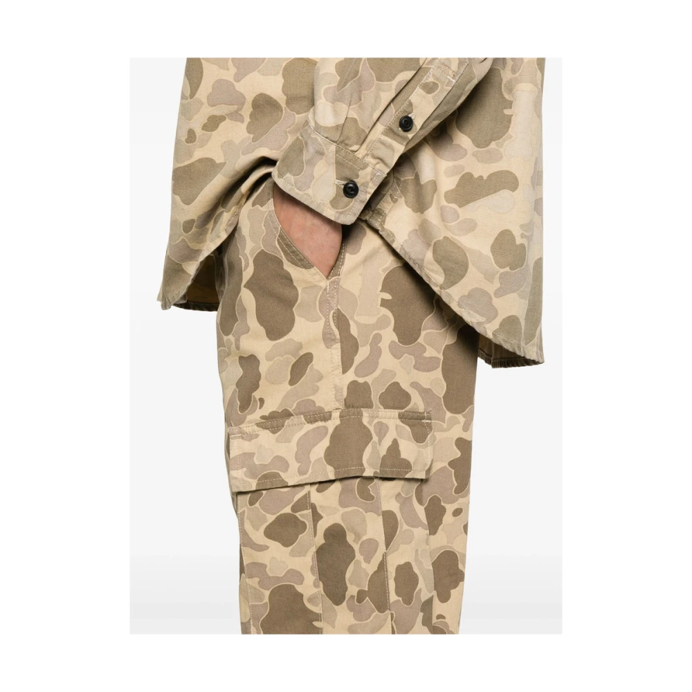 Carhartt WIP Lichtbruine Cargo Broek met Zakken Brown Heren