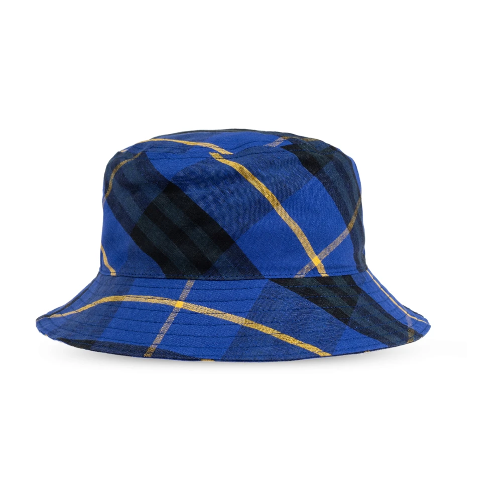 Burberry Linnen hoed Blue Heren