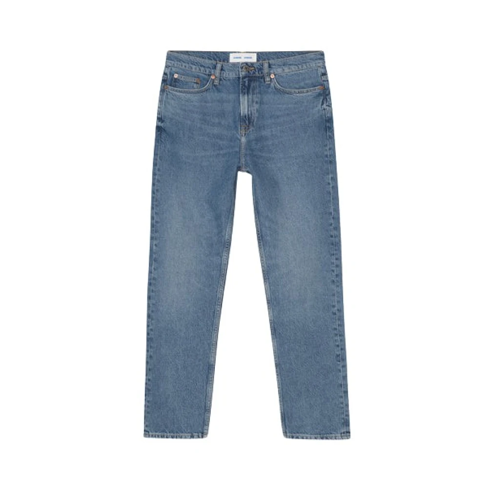 Samsøe Samsøe Slim Fit Jeans, Male, W33 L32, Moon Tapered Jeans Blue