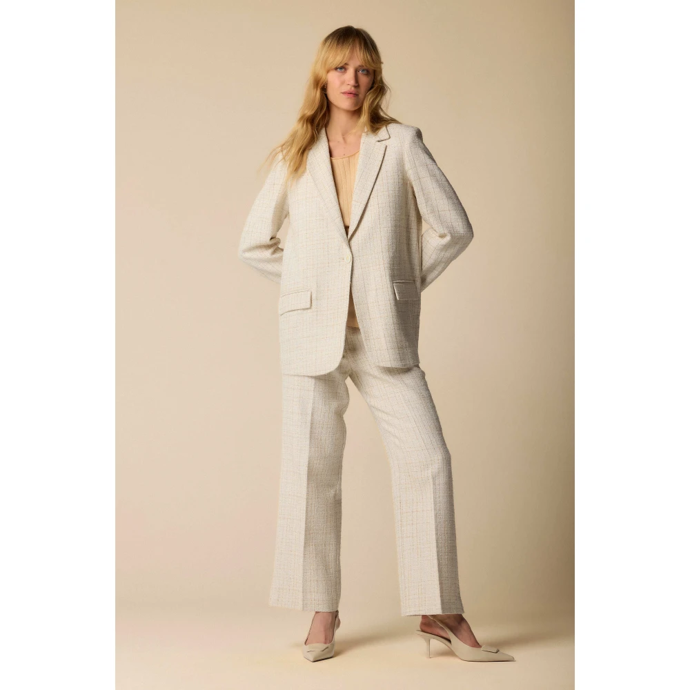 Kocca Stijlvolle Blazers voor een chique look White Dames