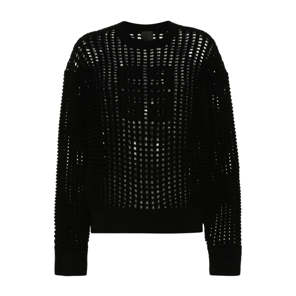 Givenchy Luxe Zijdeblend Trui Black Dames