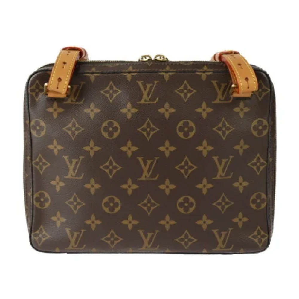 Louis Vuitton Vintage Pre-owned Canvas shoulder-bags Brown Dames