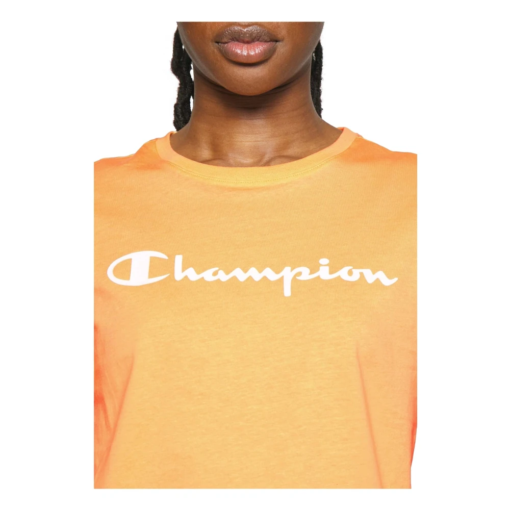 Champion T-shirt Orange Dames