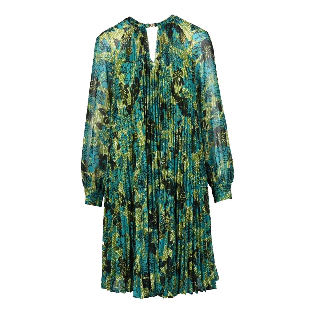 Max Mara Elegante Zijdeblend Jurk Multicolor Dames