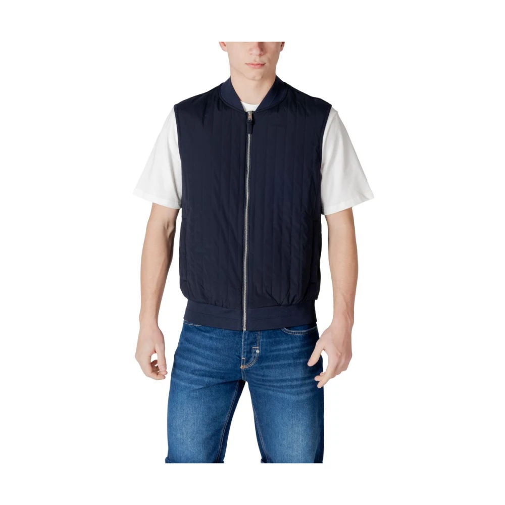 Antony Morato Men's Blue Regular Fit Jacket