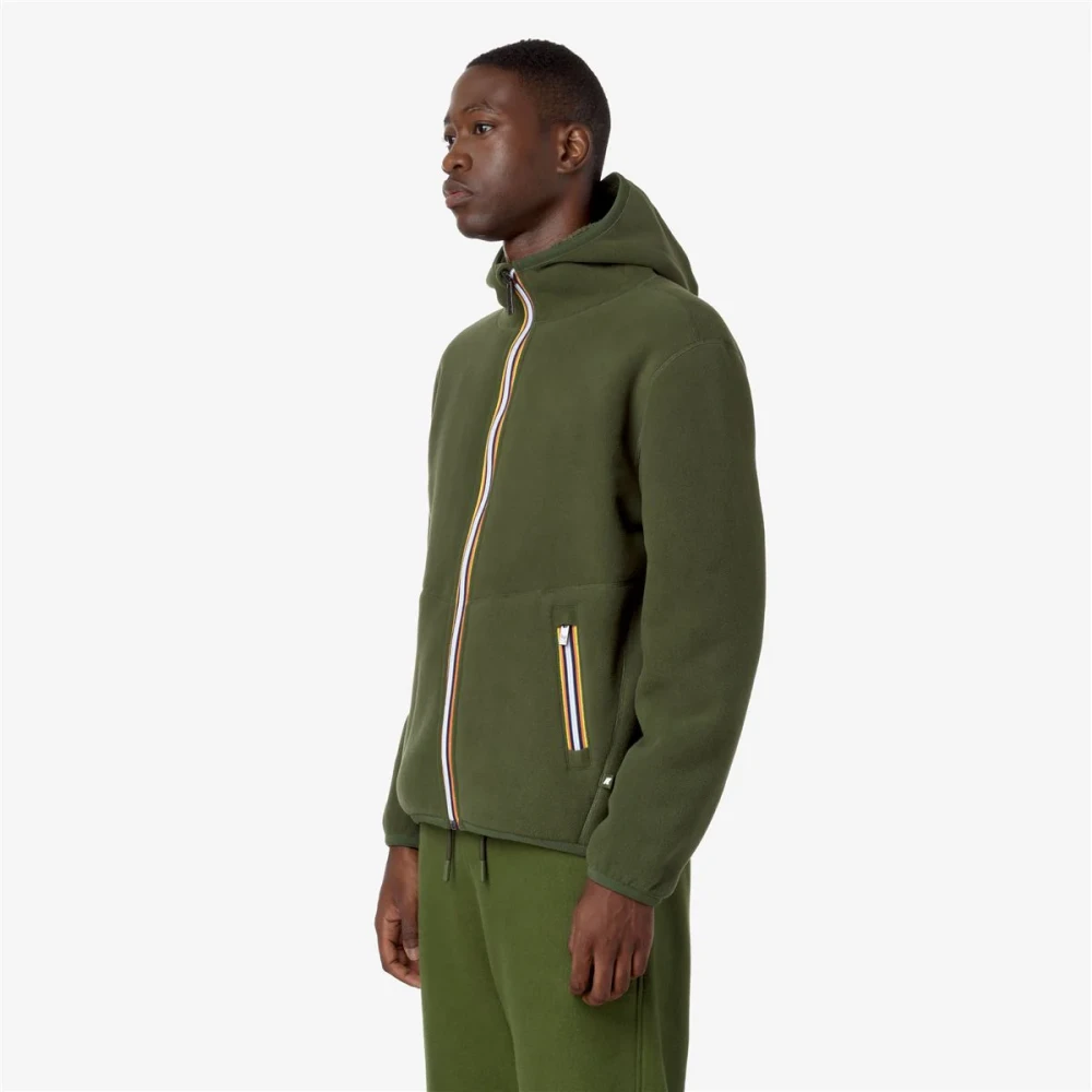 K-way Jack Sherpa Polar Omkeerbaar Green Heren