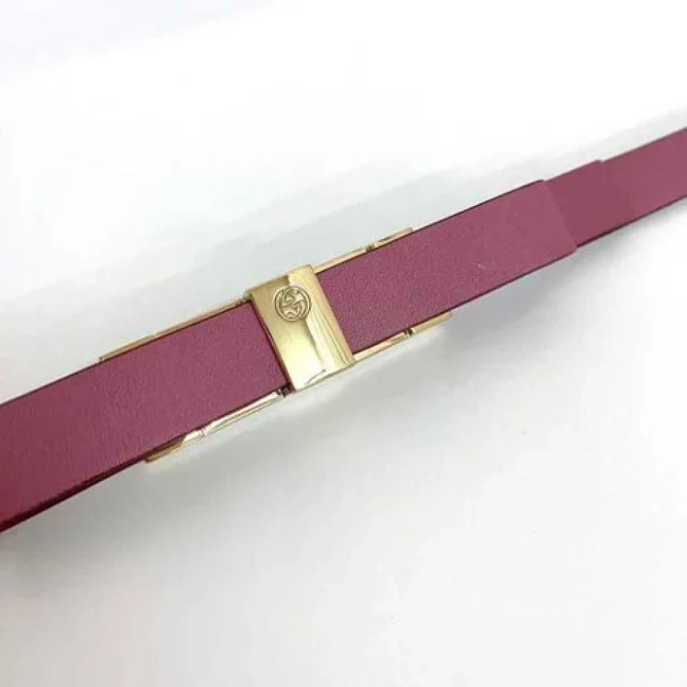 Gucci Vintage Pre-owned Leather belts Pink Dames