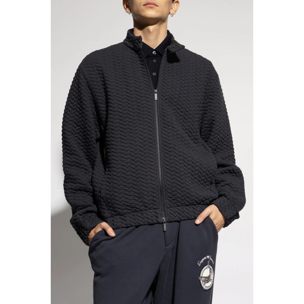 Emporio Armani Gewatteerde jas Black Heren