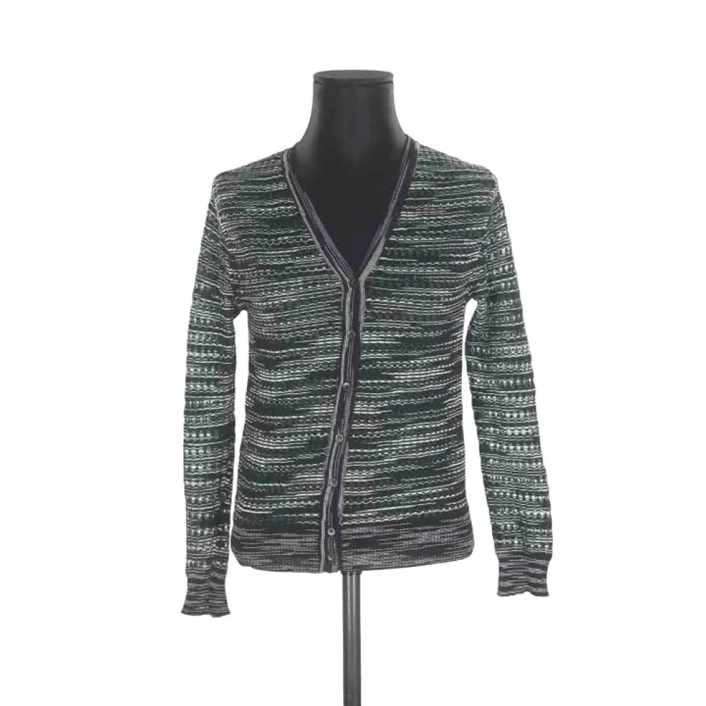 Missoni Pre-owned Wool outerwear Green Dames