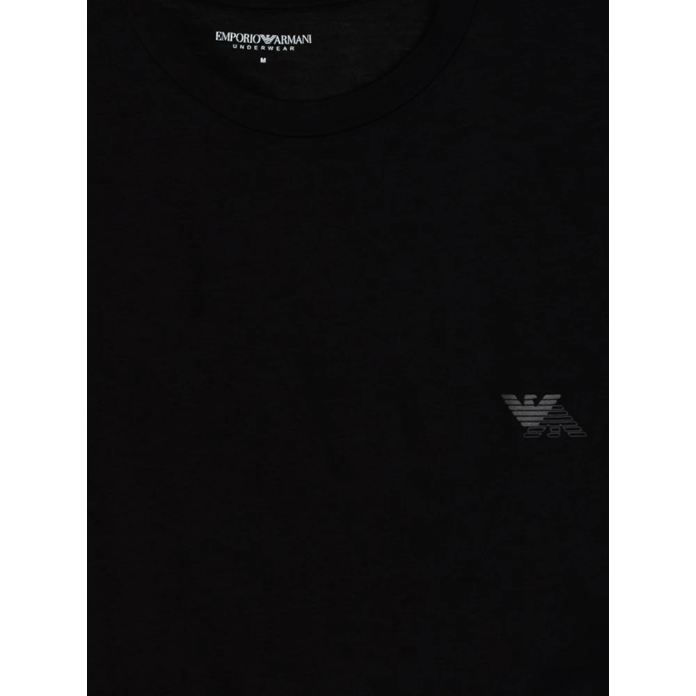 Emporio Armani 2-Pack T-shirt Set Stijlvol Comfort Black Heren