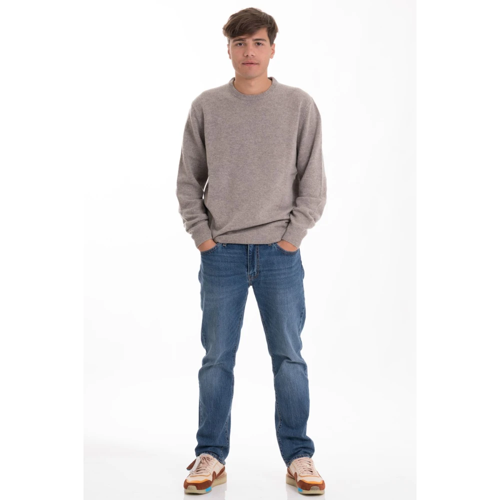Barbour Heren Patch Pullover Trui Gray Heren