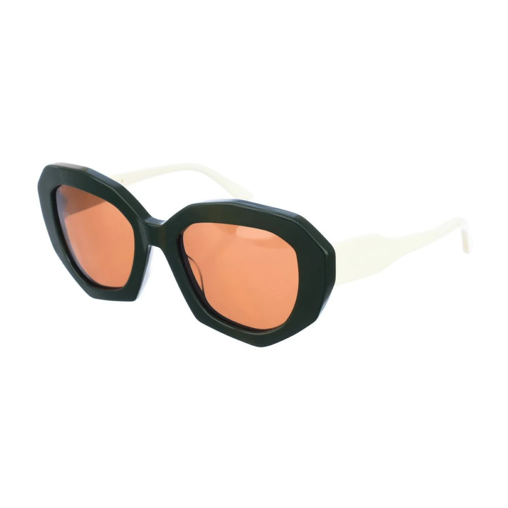 Marni Women's White Sunglasses, One Size, Oval Sunglasses