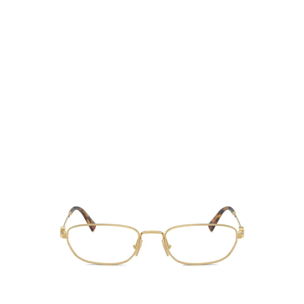 Miu Miu Unisex Yellow Glasses, 53 Mm, Mu 52Zv Eyeglasses