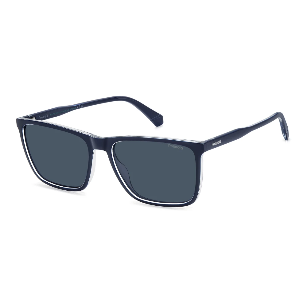 Polaroid Men's Blue Sunglasses, 58 Mm, Crystal Polarized Sunglasses