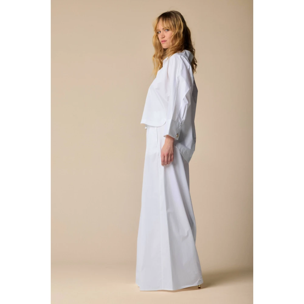 Kocca Stijlvolle Blouses voor Vrouwen White Dames
