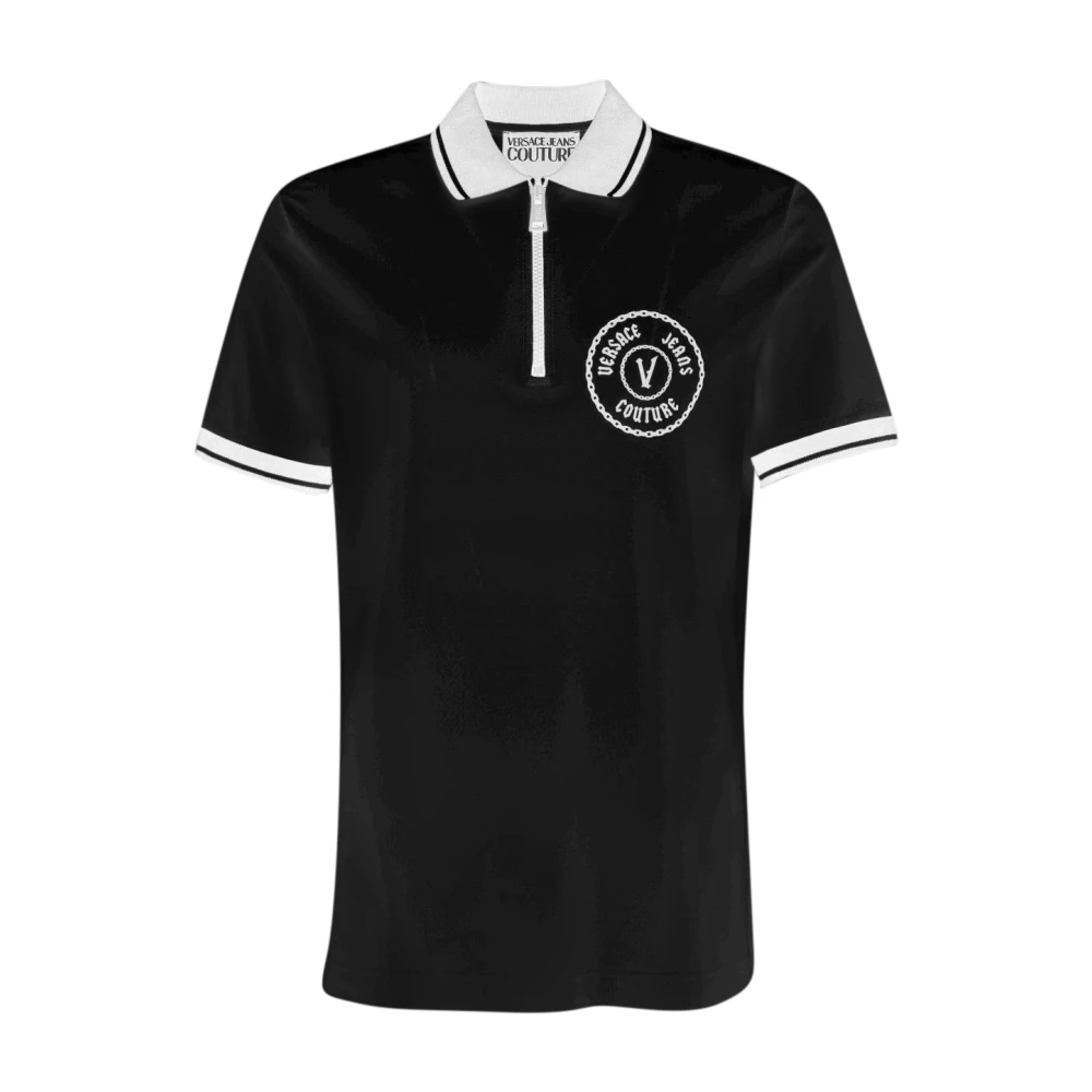 Versace Jeans Couture T-shirts en Polos Black Heren