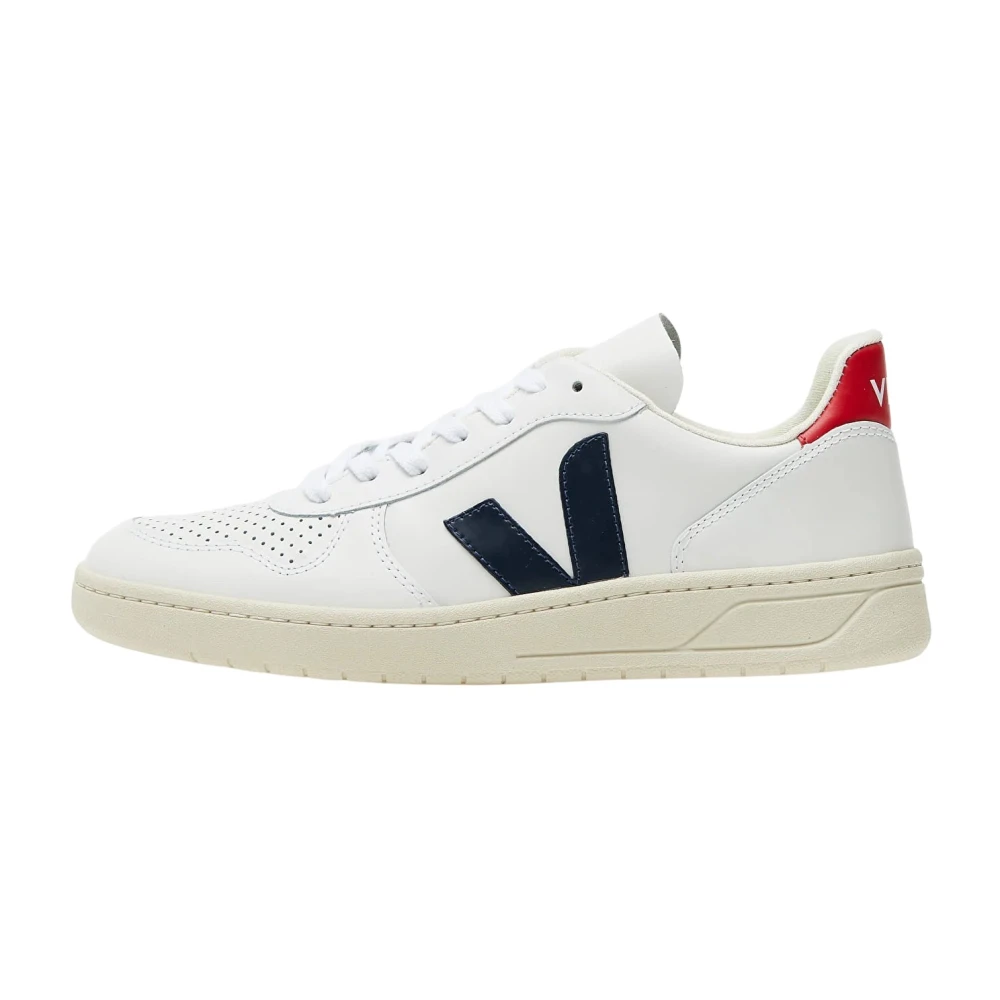 Veja V-10 Leather Heren Schoenen Wit