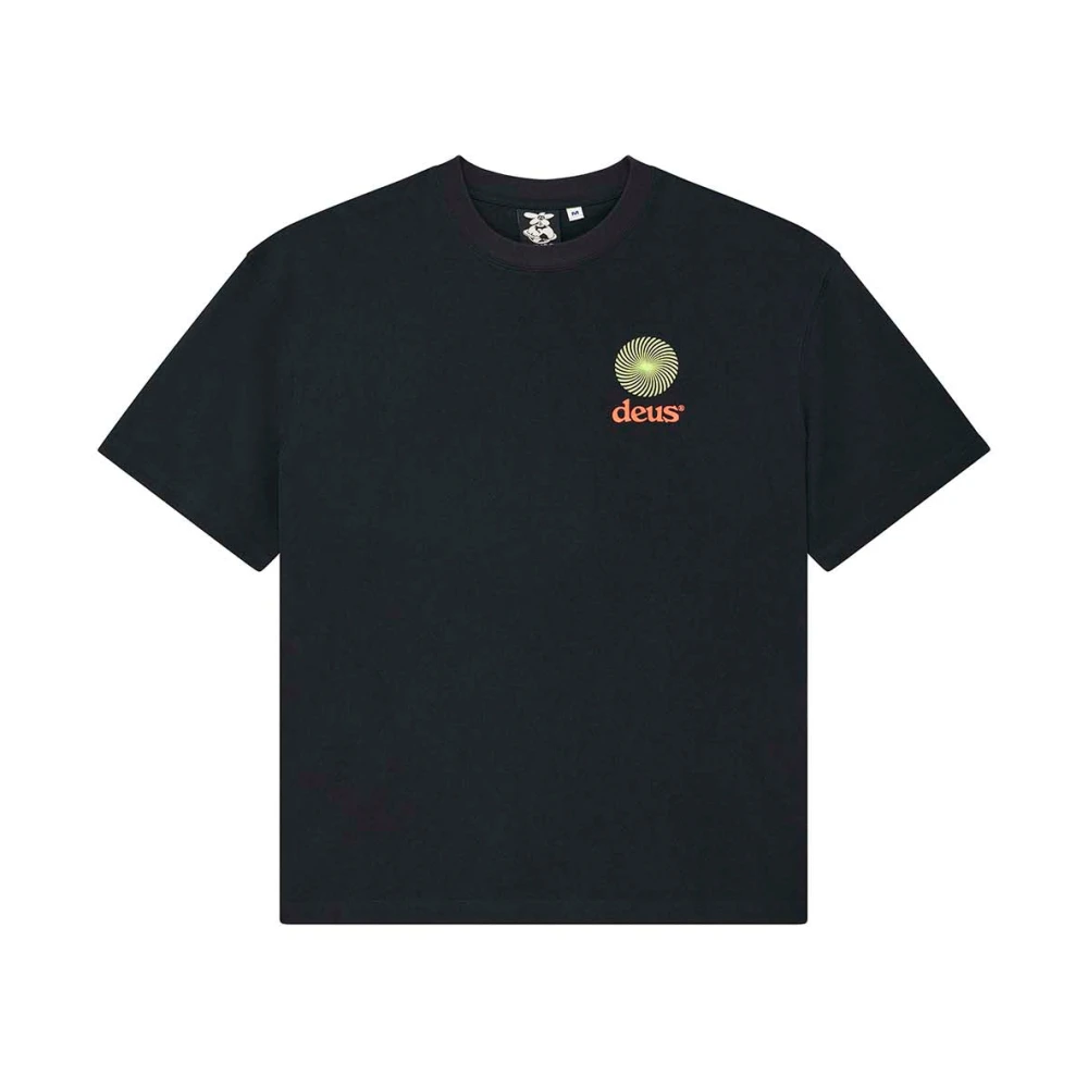 Deus Ex Machina Men's Black T-Shirt Cotone - T-Shirts - S - Tops