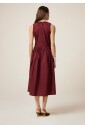 robe-midi-evasee-en-popeline