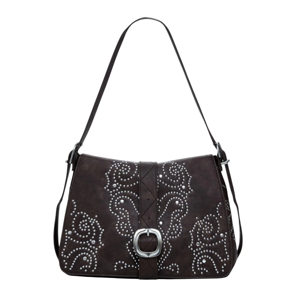 Desigual Donna Marrone Borse, Taglia Unica, New,