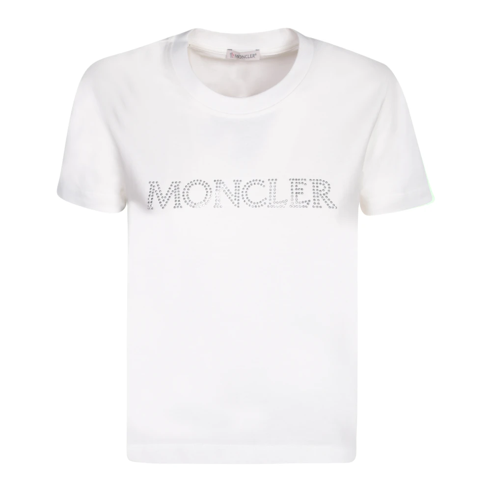 Moncler Witte T-shirts & Polos voor Dames White Dames