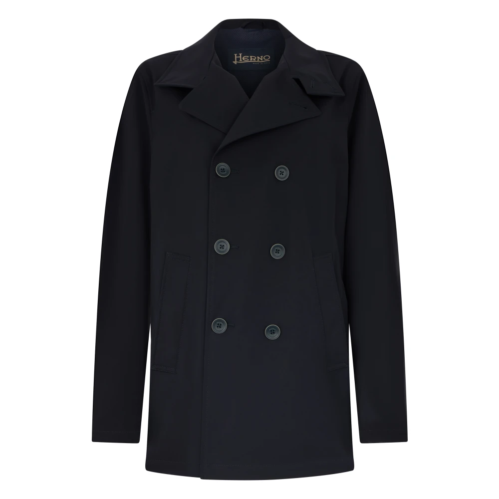 Herno Uomo Nero Cappotti, M, New,