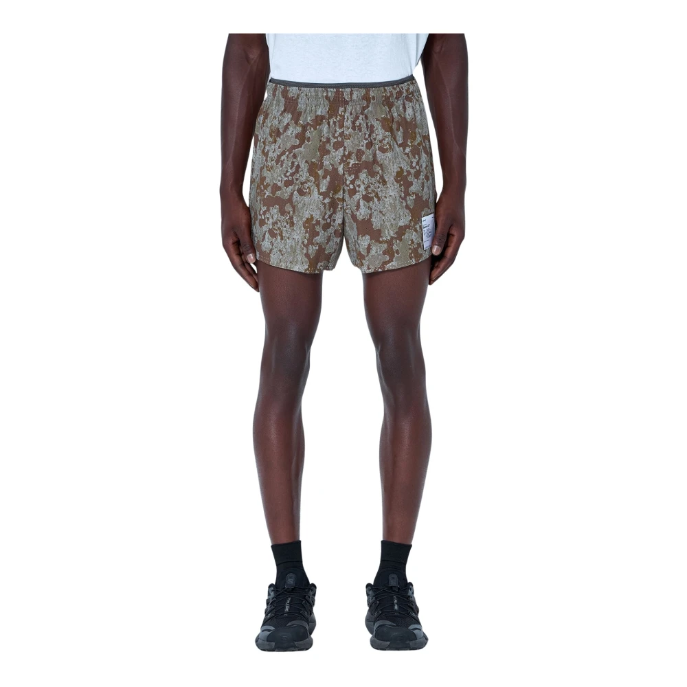 Satisfy Uomo Marrone - Space-O 5" Shorts - Sport - M