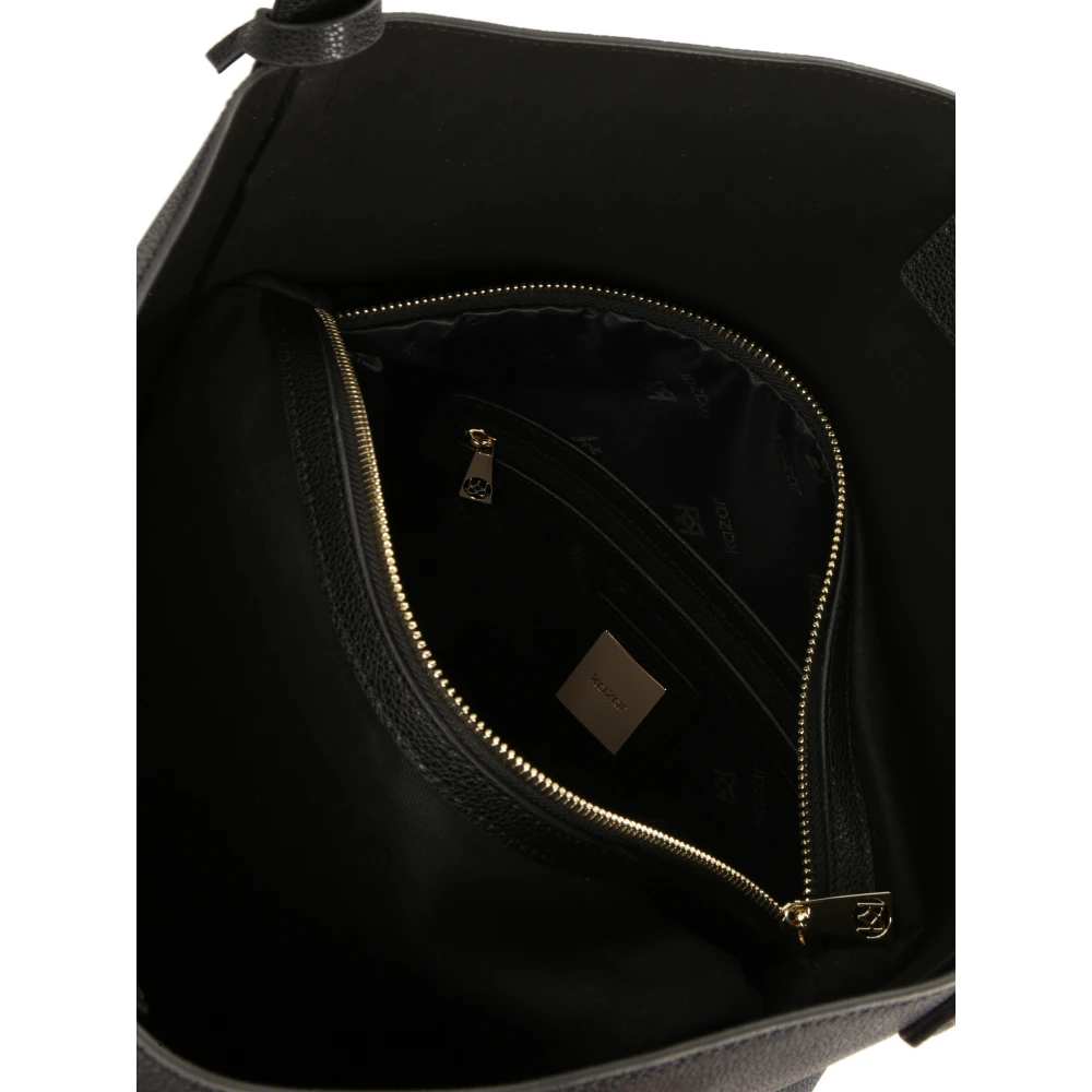 Kazar Grote minimalistische schoudertas Black Dames