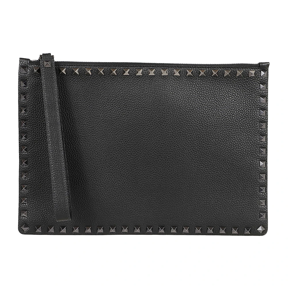 Valentino Garavani Rockstud Pouch Black, Herr