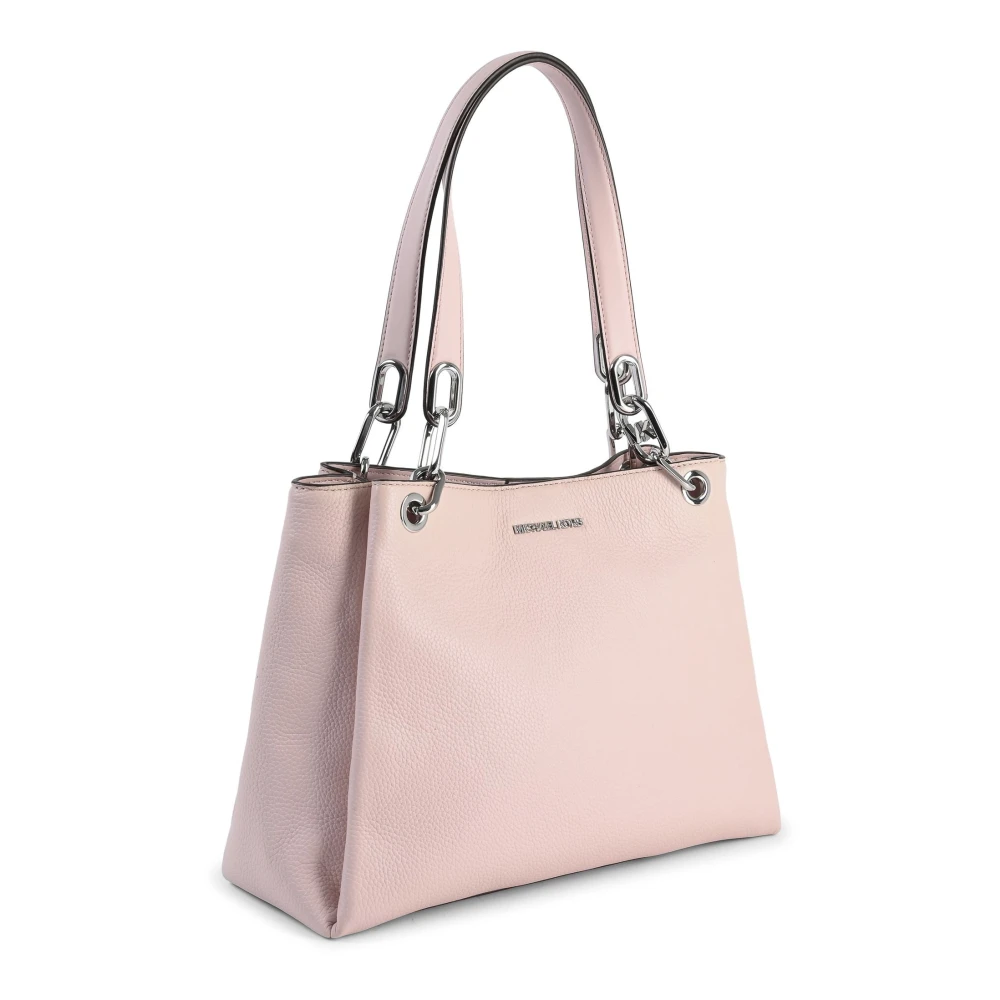 Michael Kors Grote Schoudertas met Drie Vakken Pink Dames