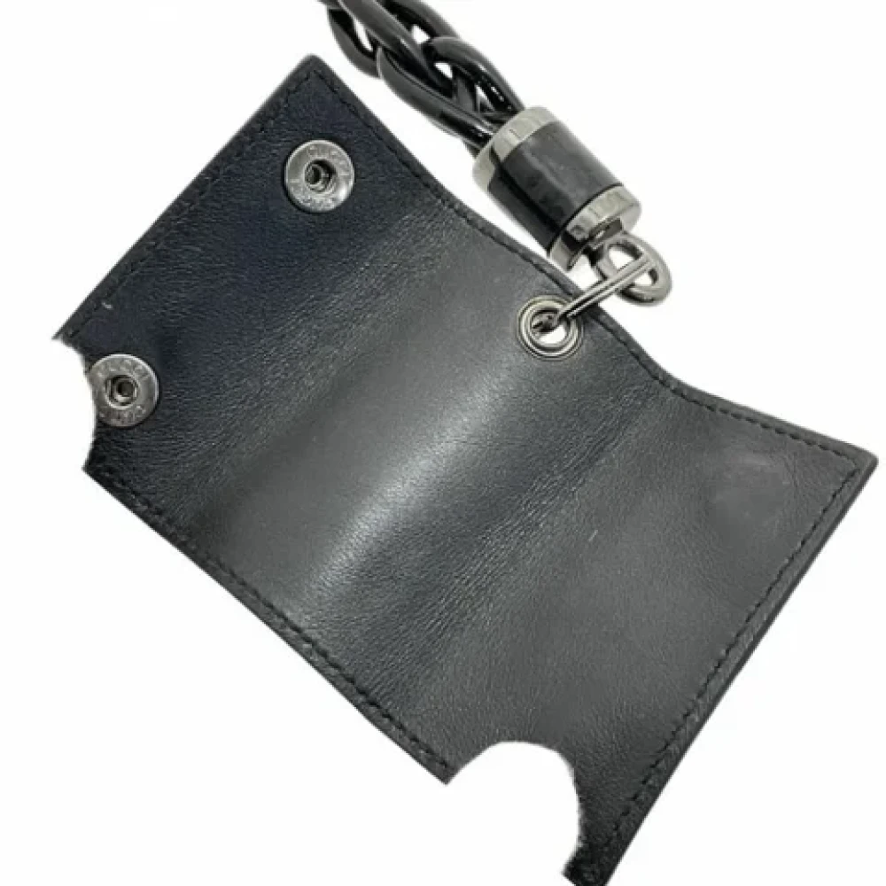 Gucci Vintage Pre-owned Fabric key-holders Black Dames