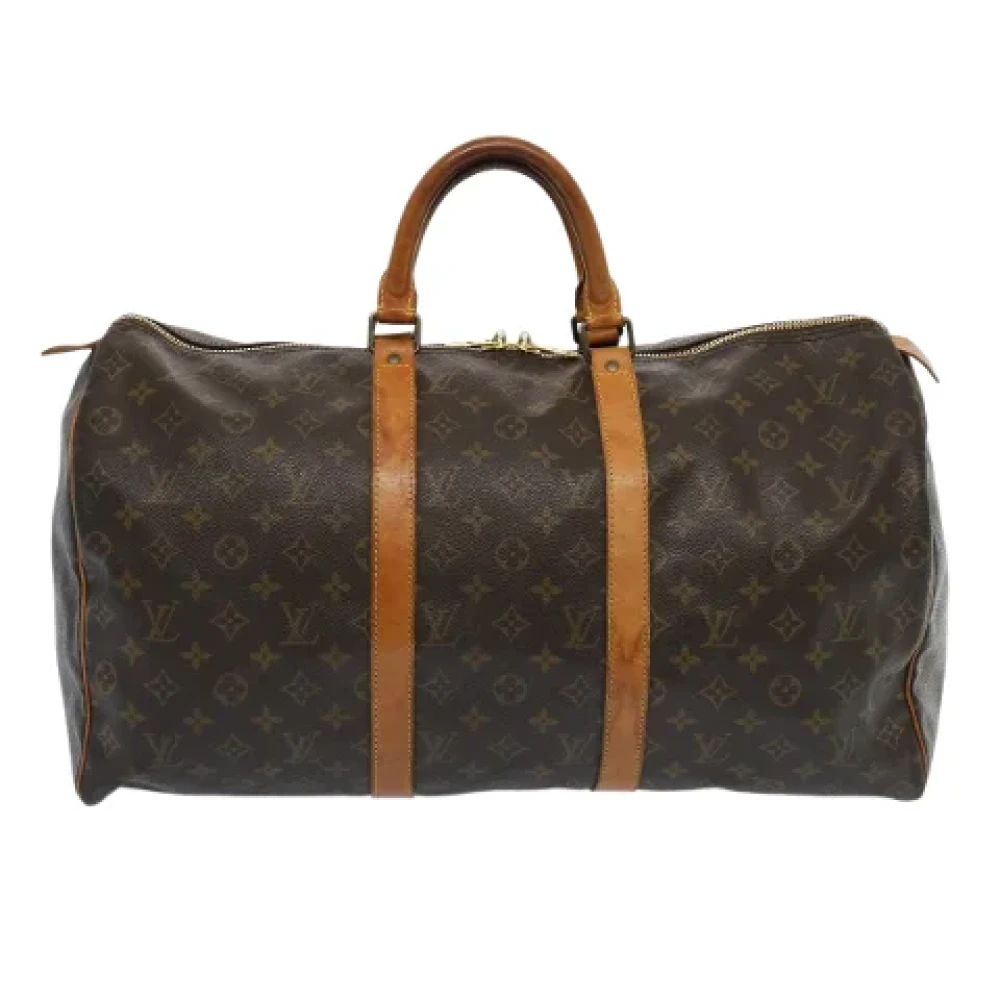 Louis Vuitton Vintage Pre-owned Fabric travel-bags Brown Dames