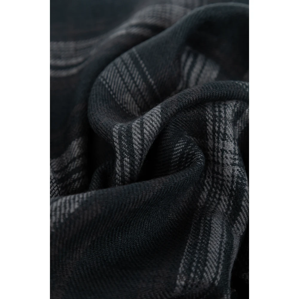 Salvatore Ferragamo Wollen sjaal Gray Heren
