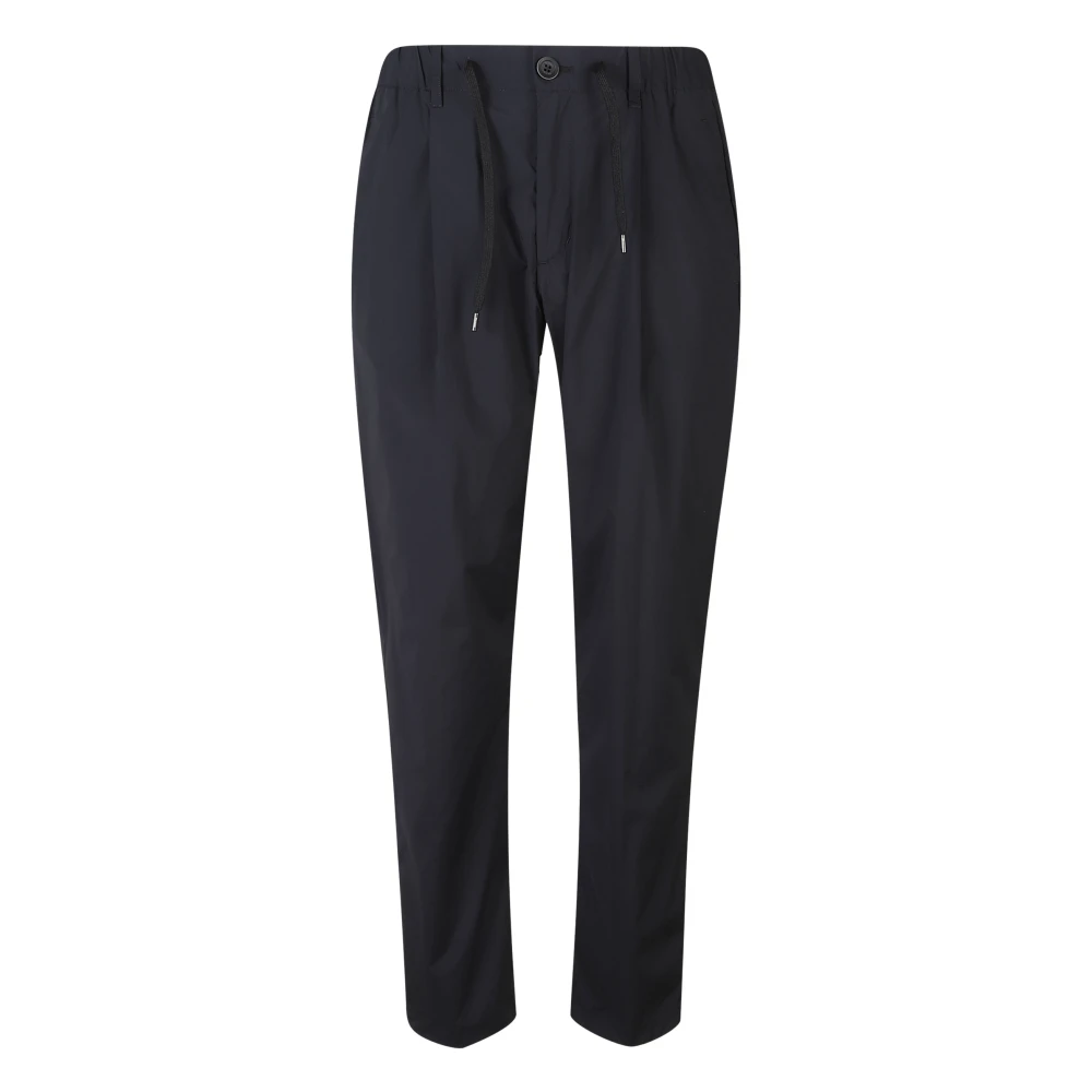 Herno Herren Schwarz Leichte Nylon-Stretchhose